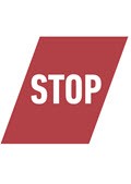 Bodenkleber, ablösbar "STOP" (10 Stück) Bodenkleber, ablösbar "STOP" (10 Stück)