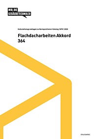Flachdacharbeiten Akkord NPK 364 (Buch gebunden) Flachdacharbeiten Akkord NPK 364 (Buch gebunden)