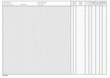 Feuilles isométriques A3 (25 feuilles)