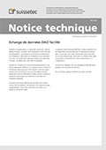Notice technique Echange de données DAO facilité Notice technique Echange de données DAO facilité