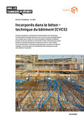 Notice technique Incorporés dans le béton - technique du bâtiment (CVCS) Notice technique Incorporés dans le béton - technique du bâtiment (CVCS)