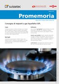 Promemoria Consegna di impianti a gas liquefatto / GPL Promemoria Consegna di impianti a gas liquefatto / GPL