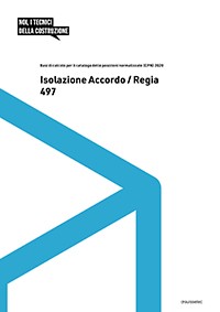 Isolazione A/R/N, CPN 497 (Libro rilegato)