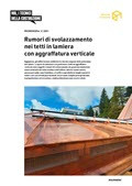 Promemoria Rumori di svolazzamento nei tetti in lamiera con aggraffatura verticale Promemoria Rumori di svolazzamento nei tetti in lamiera con aggraffatura verticale