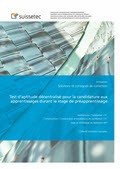 Test d'aptitude pour entreprise- Ferblantier, Constructeur d'installations de ventilation, Aide en technique du bâtiment - Solutions et consignes... Test d'aptitude pour entreprise- Ferblantier, Constructeur d'installations de ventilation, Aide en technique du bâtiment - Solutions et consignes de correction