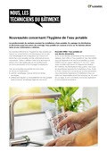 Nouveautés concernant l'hygiène de l'eau potable Nouveautés concernant l'hygiène de l'eau potable