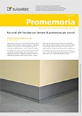 Promemoria Raccordi alle facciate con lamiere di protezione per zoccoli Promemoria Raccordi alle facciate con lamiere di protezione per zoccoli