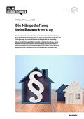 Merkblatt die Mangelhaftung beim Bauwerkvertrag Merkblatt die Mangelhaftung beim Bauwerkvertrag