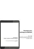 Thermique pour projeteur / projeteuse en technique du bâtiment (Edition imprimée avec eBook) Thermique pour projeteur / projeteuse en technique du bâtiment (Edition imprimée avec eBook)