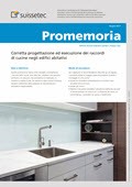 Promemoria Corretta progettazione ed esecuzione dei raccordi di cucine negli edifici abitativi Promemoria Corretta progettazione ed esecuzione dei raccordi di cucine negli edifici abitativi