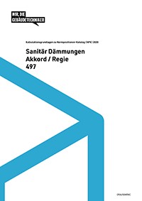 Dämmungen A/R/N, NPK 497 (Buch gebunden) Dämmungen A/R/N, NPK 497 (Buch gebunden)