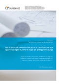 Test d'aptitude pour entreprise - Projeteur en technique du bâtiment - Solutions et consignes de correction Test d'aptitude pour entreprise - Projeteur en technique du bâtiment - Solutions et consignes de correction