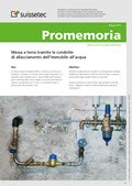 Promemoria Messa a terra tramite le condotte di allacciamento dell'immobile all'acqua Promemoria Messa a terra tramite le condotte di allacciamento dell'immobile all'acqua