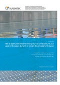 Test d'aptitude pour entreprise - Installateur sanitaire, Installateur en chauffage, Aide en technique du bâtiment Test d'aptitude pour entreprise - Installateur sanitaire, Installateur en chauffage, Aide en technique du bâtiment