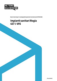 Sanitario Regia CPN 427/495 (Libro rilegato) Sanitario Regia CPN 427/495 (Libro rilegato)
