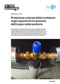 Promemoria Protezione centrale dalle scottature negli impianti di circolazione dell'acqua calde sanitaria Promemoria Protezione centrale dalle scottature negli impianti di circolazione dell'acqua calde sanitaria