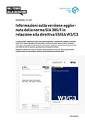 Promemoria Informazioni sulla versione aggiornata della norma SIA 385/1 in relazione alla direttiva SSIGA W3/C3 Promemoria Informazioni sulla versione aggiornata della norma SIA 385/1 in relazione alla direttiva SSIGA W3/C3